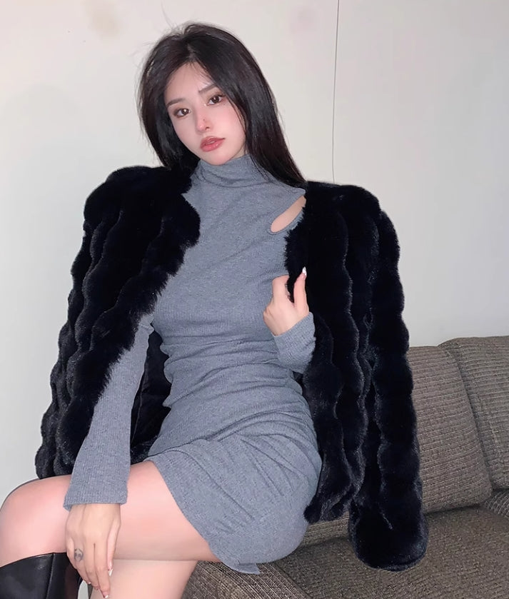 【outer】秋冬厚手アウターコートG24459