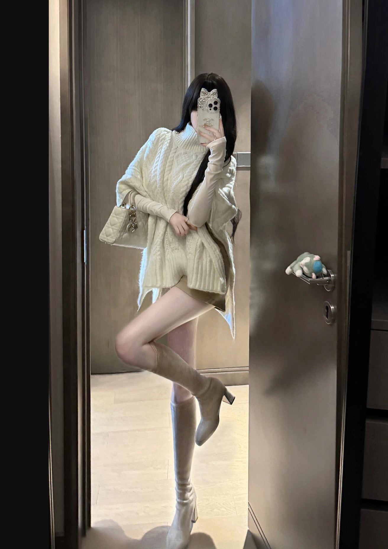 【tops】ハイネックニットセーターG24481