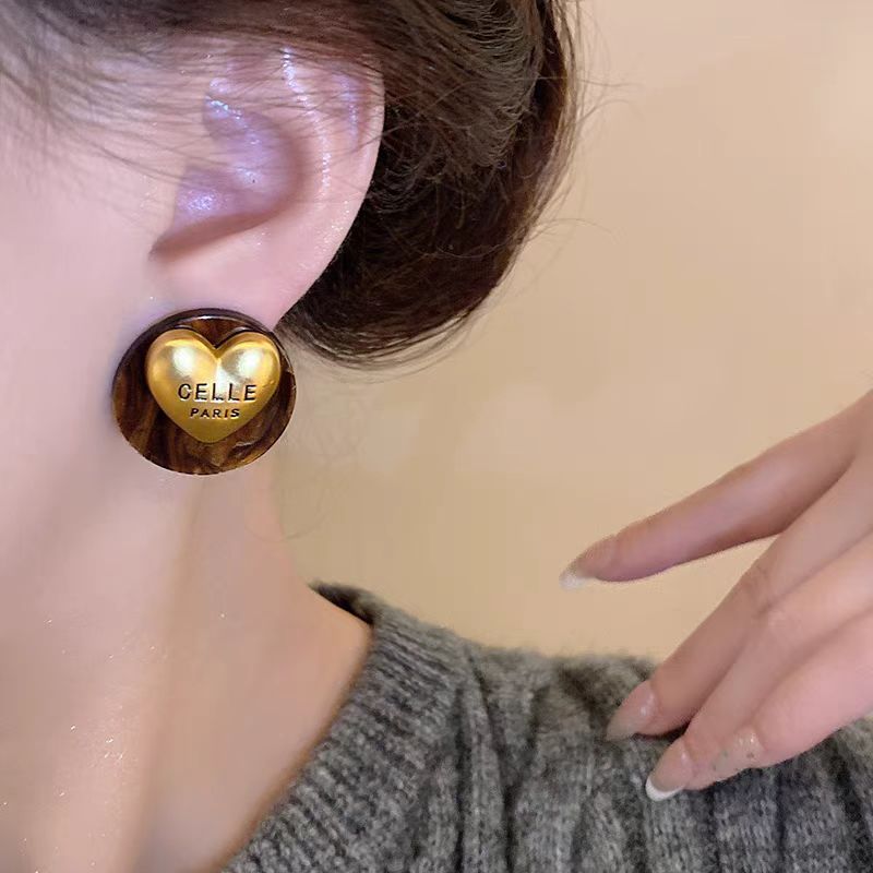 【小物】ハート柄ピアスアクセサリーG24495