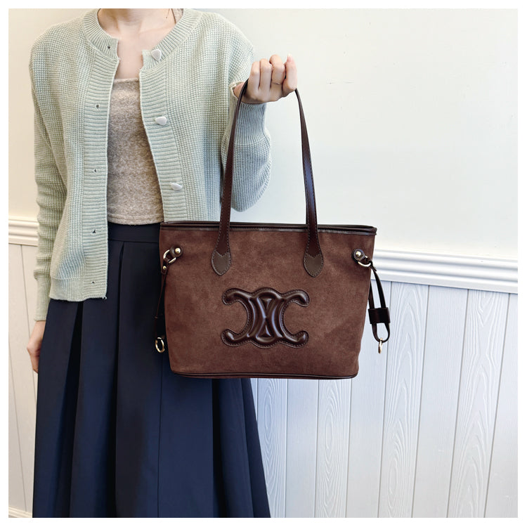 【小物】秋冬大容量ショルダーバッグG24507