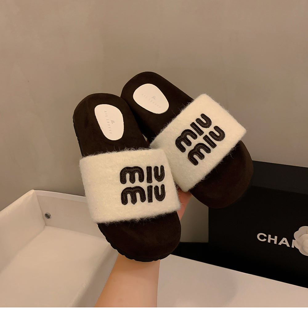 【shoes】4色秋冬 スリッパG24539