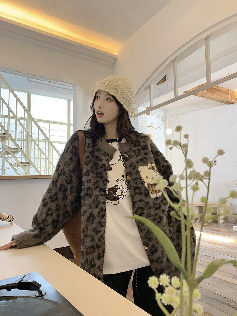 【tops】カートゥーン長袖TシャツG24588