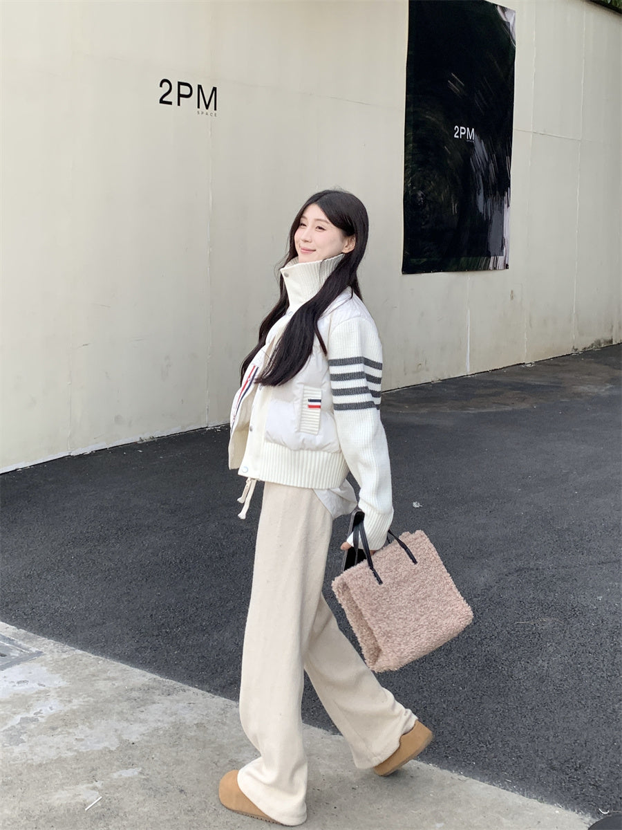 【outer】スタンドネック長袖秋冬コートG24590