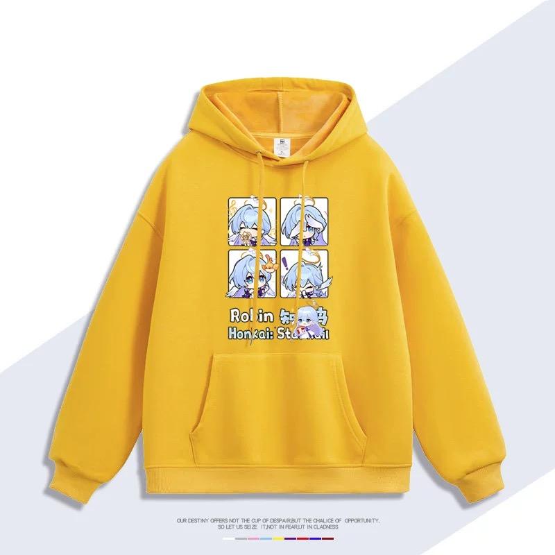 【tops】 崩坏Robin四コマ プリントパーカー( 男女兼用)K0146