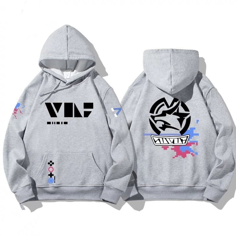 【tops】 プリントパーカー( 男女兼用)K0149