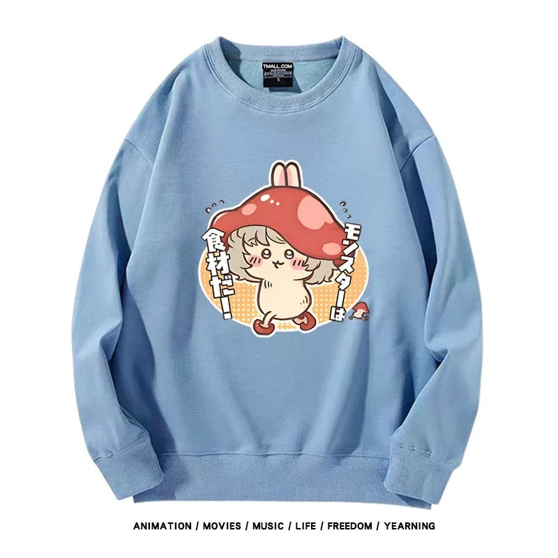 【tops】chiikawaプリントプルオーバー( 男女兼用)K0166