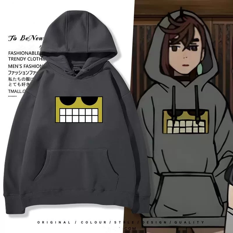 【tops】ダンダダン 綾瀬桃プリントパーカー( 男女兼用)K0169