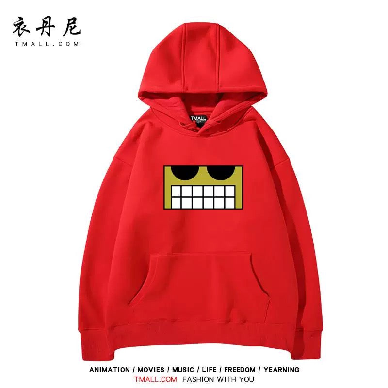 【tops】ダンダダン 綾瀬桃プリントパーカー( 男女兼用)K0169