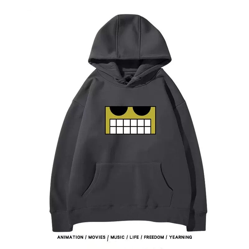 【tops】ダンダダン 綾瀬桃プリントパーカー( 男女兼用)K0169