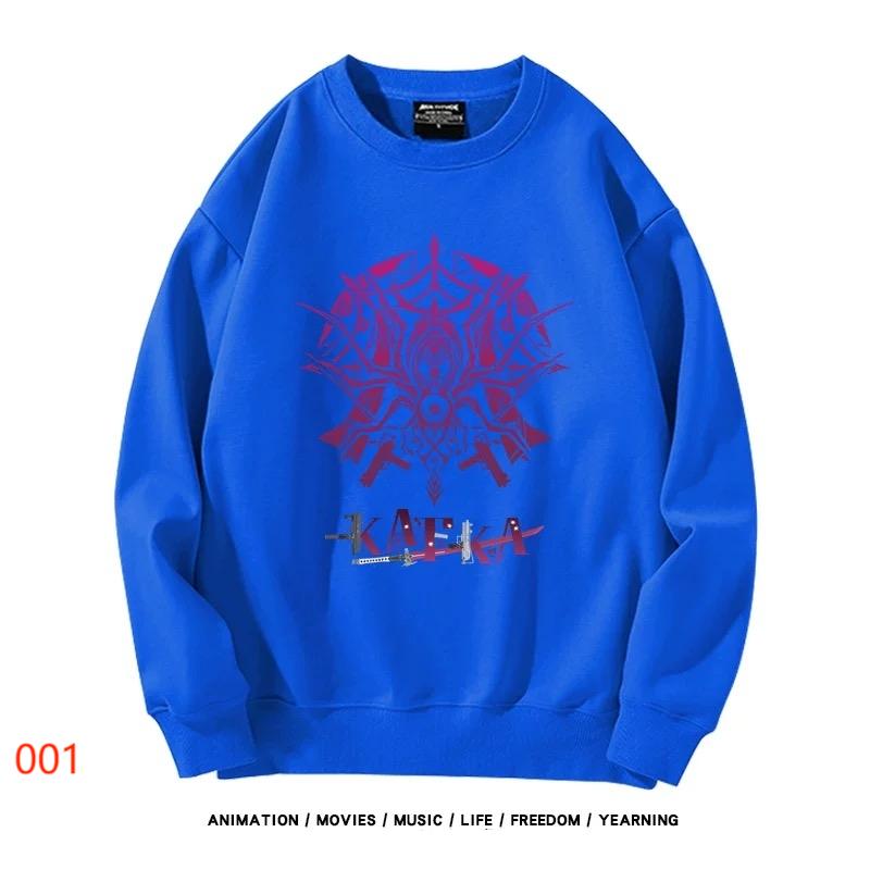 【tops】崩壊カフカプリントパーカー( 男女兼用)K0170