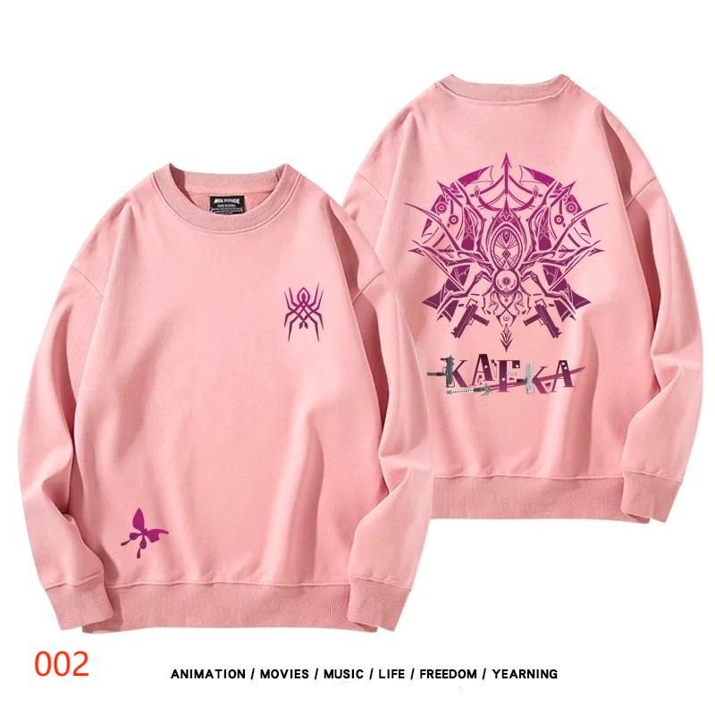 【tops】崩壊カフカプリントパーカー( 男女兼用)K0170