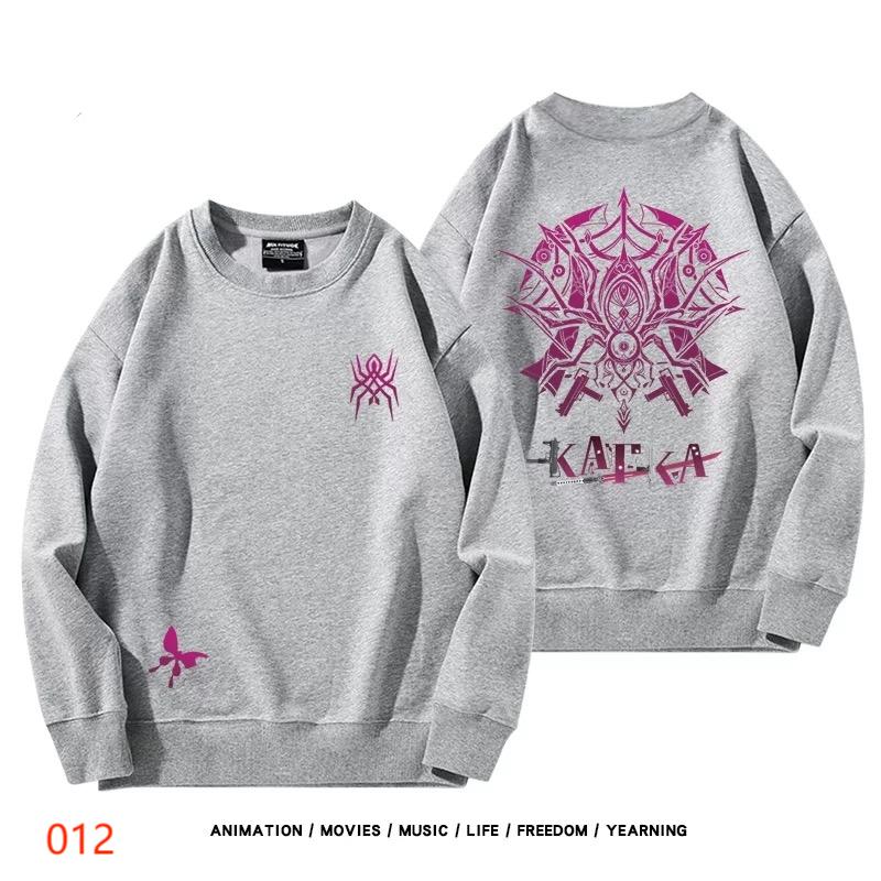 【tops】崩壊カフカプリントパーカー( 男女兼用)K0170