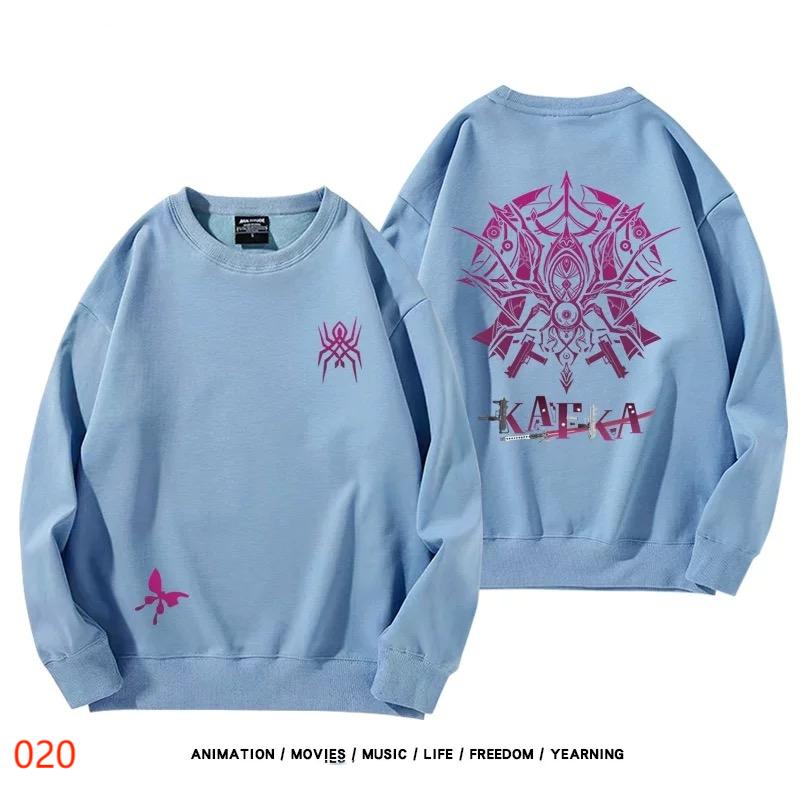 【tops】崩壊カフカプリントパーカー( 男女兼用)K0170