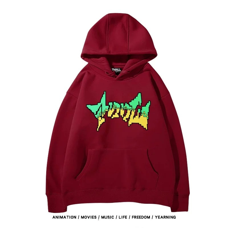 【tops】原神Kinichプリントパーカー( 男女兼用)K0171