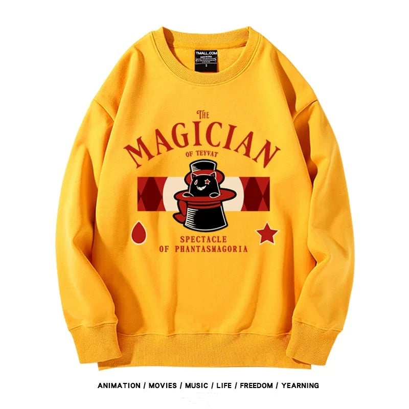 【tops】『原神』プリントプルオーバー( 男女兼用)K0208