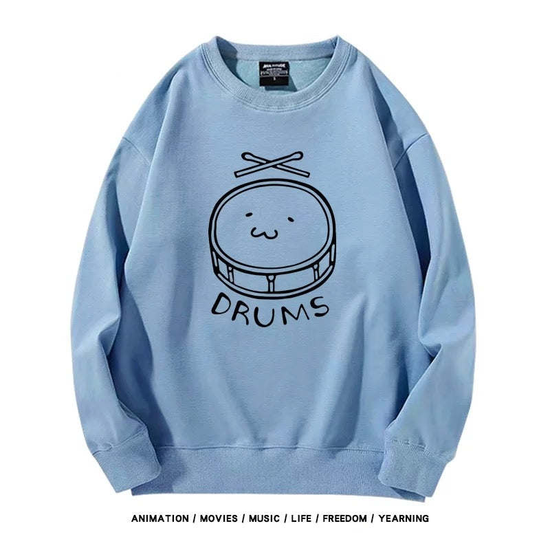 【tops】『 GIRLS BAND CRY』プリントパーカー( 男女兼用)K0214