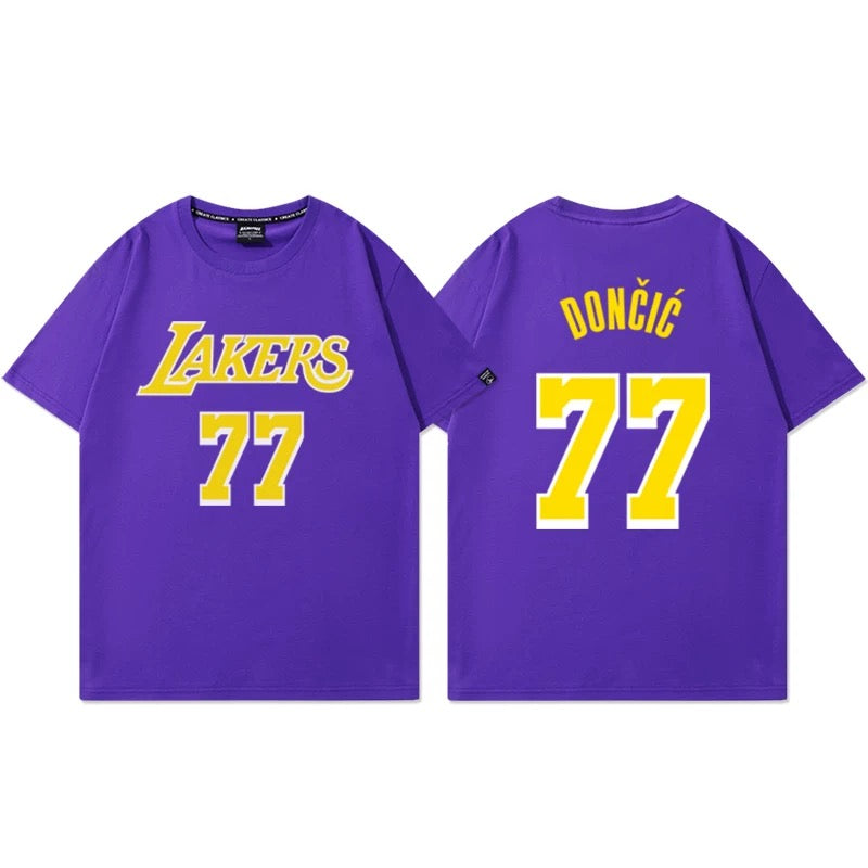 【tops】LAKERSプリントTシャツ K0230