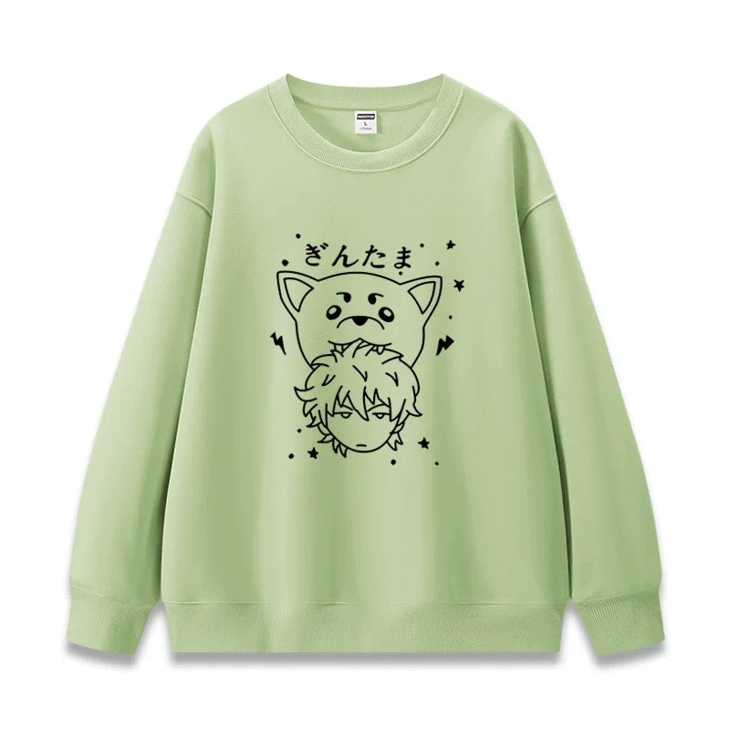 【tops】『銀魂』プリントプルオーバー( 男女兼用)K0251