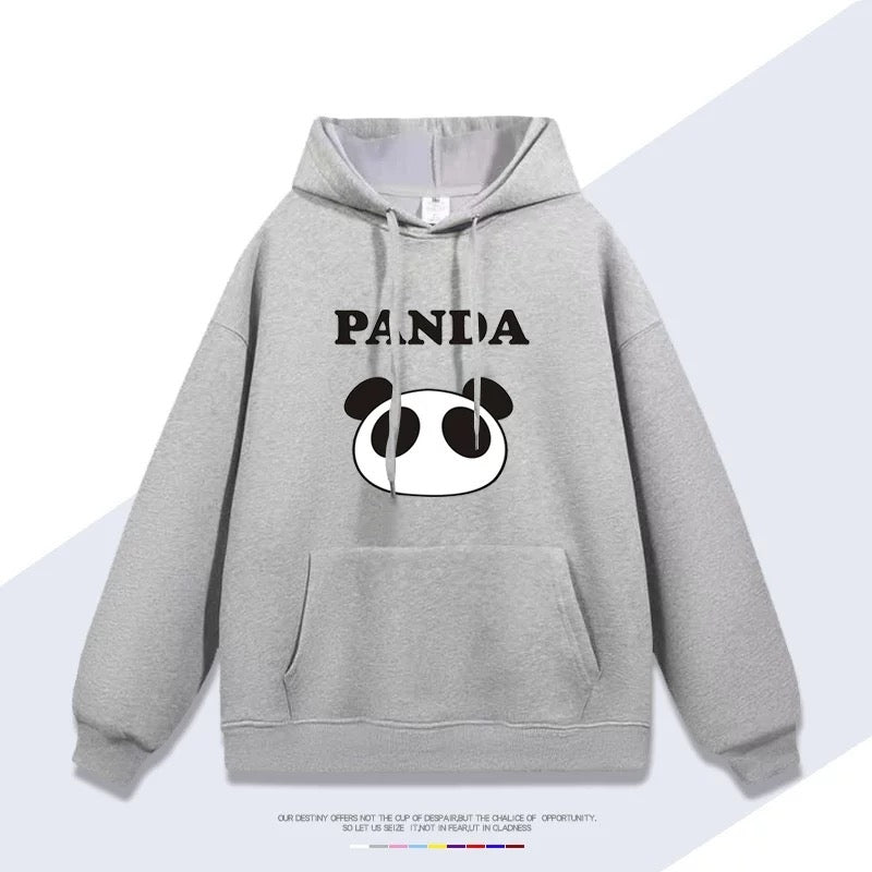 【tops】『LUCKY STAR』PANDAプリントパーカー( 男女兼用)K0272