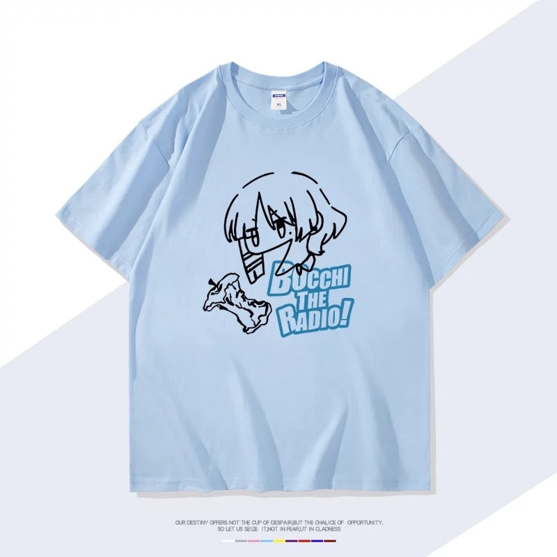 【tops】『結束バンド』プリントT-シャツ( 男女兼用)K0288