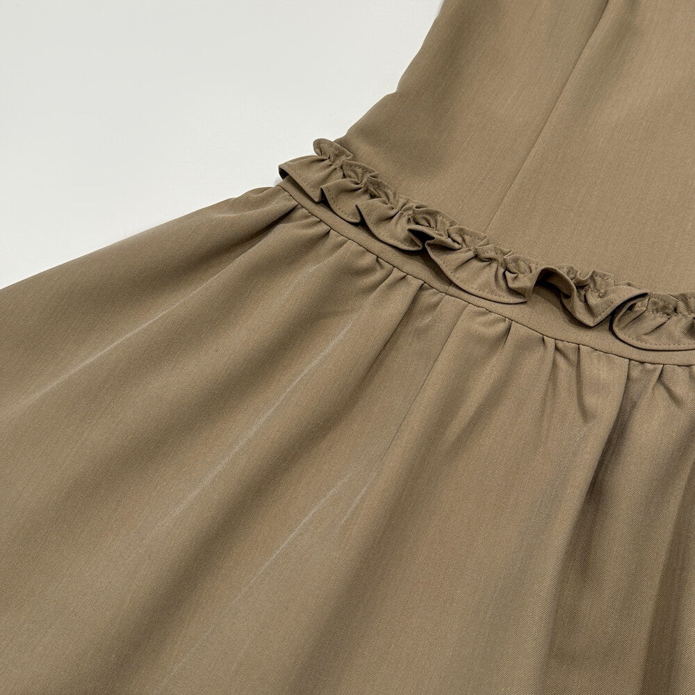 【dress】ショルダーリボンミニワンピース N3714