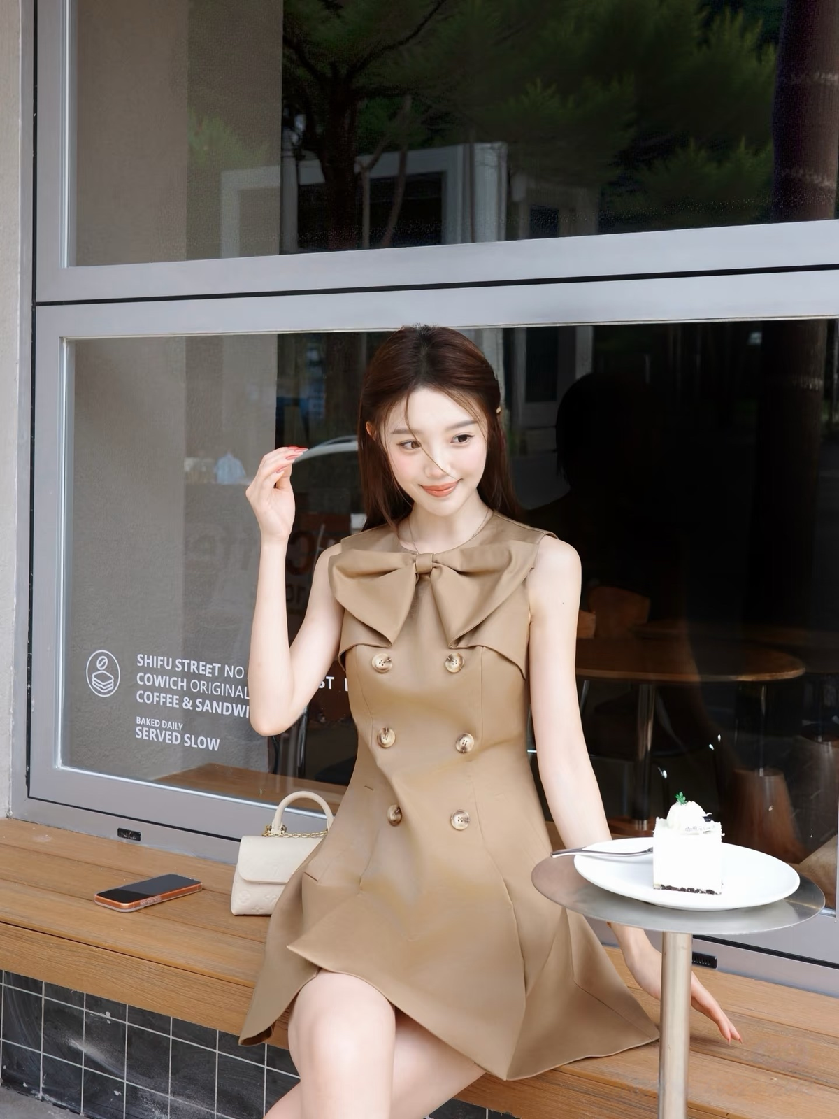 【dress】リボンミニワンピース N3780