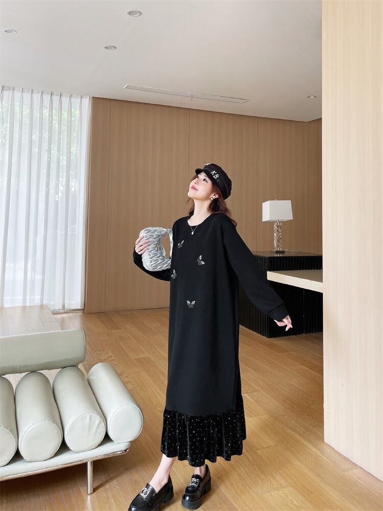 【dress】ビジューカジュアルワンピース M28937