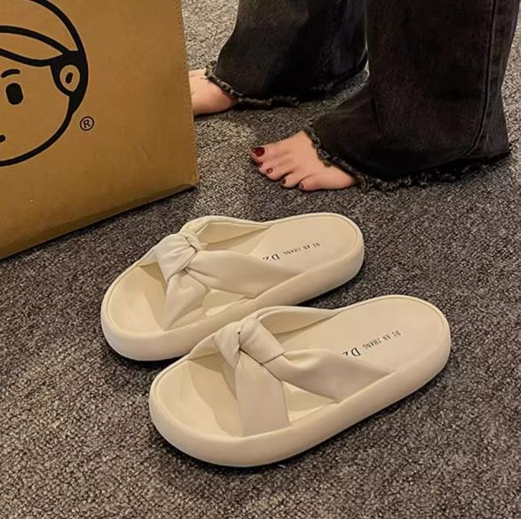 【shoes】3色厚底スリッパF7476