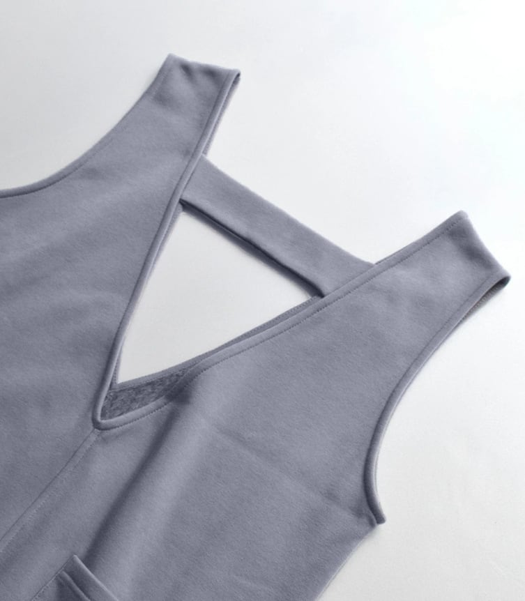 【dress】Vネックベストワンピース M28037