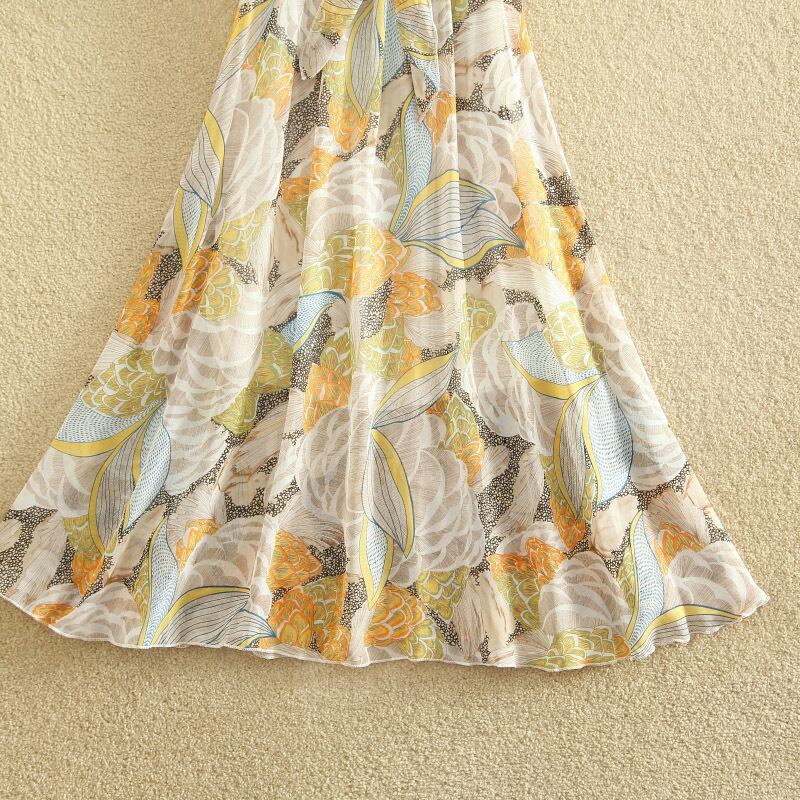 【set】ファッションand清新!2021新作気質満点刺繍スウィートシフォン2点セットF0051