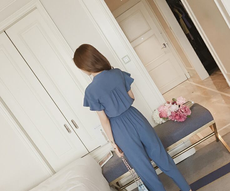 【set】おしゃれ好感度UP!気質満点着痩せルーズレディース プラスサイズ2点セット G0157