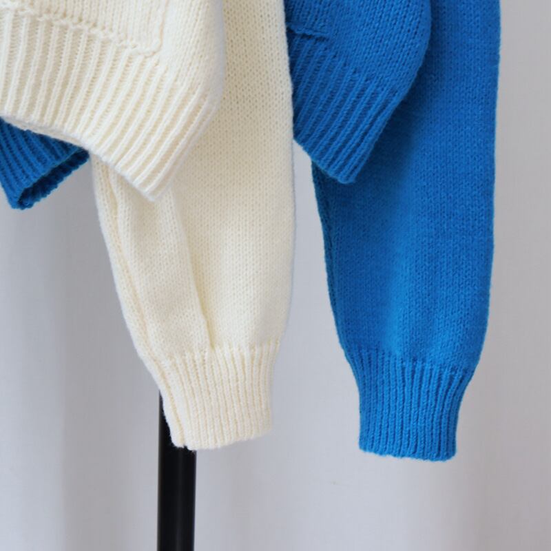 【outer】ファスナーニットカーデ M28629