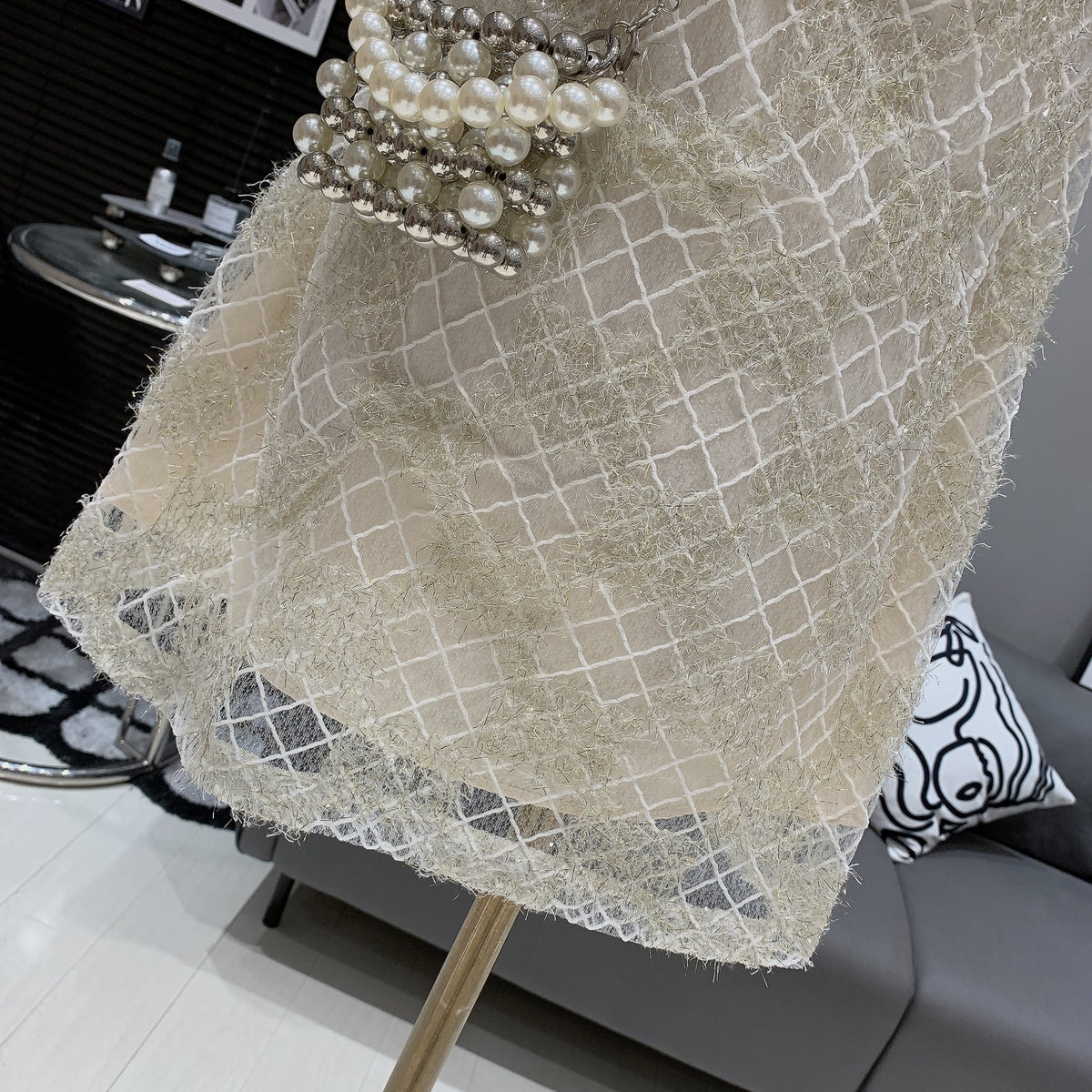 【dress】パールリボン付きワンピース M24006