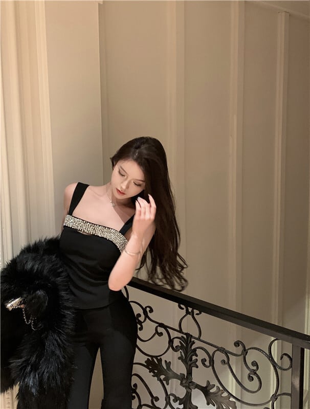 【tops】ダイヤモンドキャミソール G21206