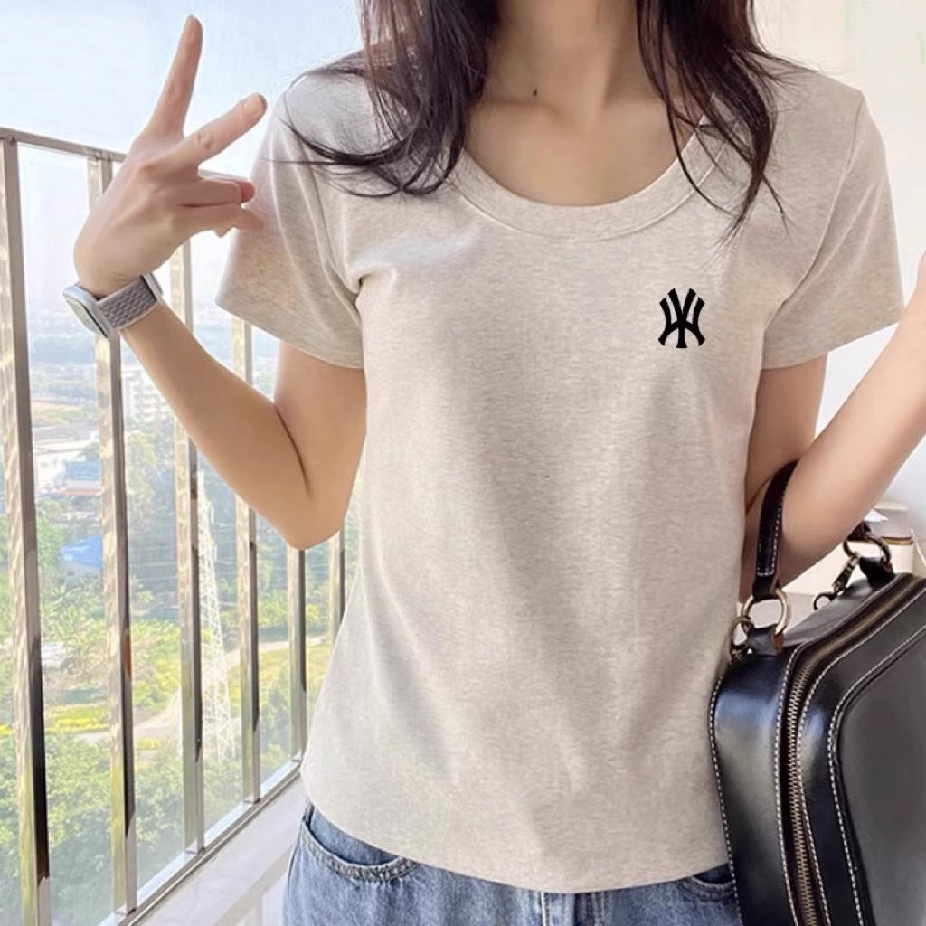 【tops】2色半袖TシャツF7615
