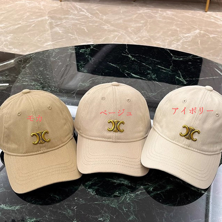 【小物】4色ベースボール キャップF7551