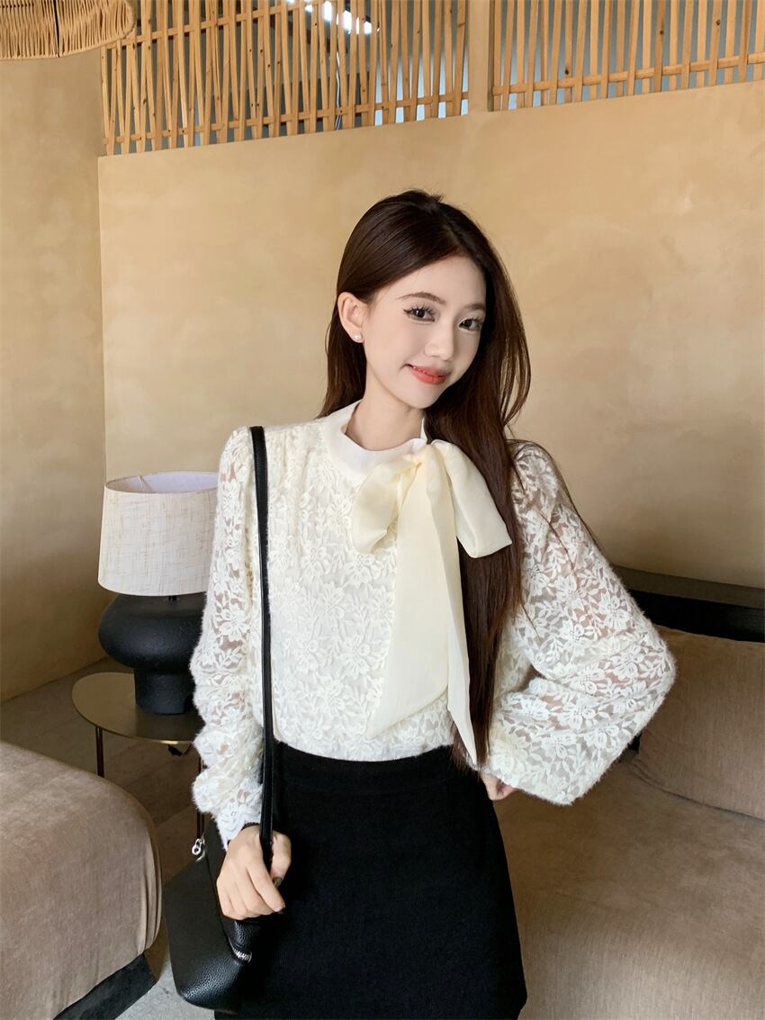 【tops】裹起毛レーストップス M28850