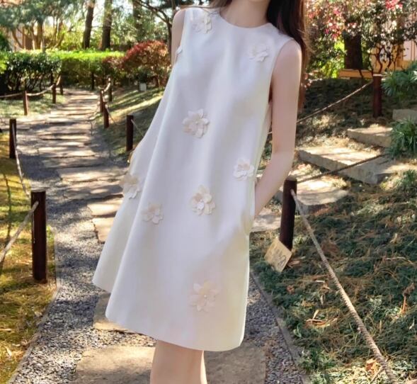 【dress】ノースリーブAラインワンピース G21062