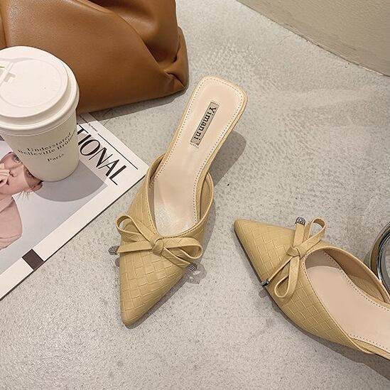 【shoes】好感度満載!3色履きやすい合わせやすい蝶々結びサンダル