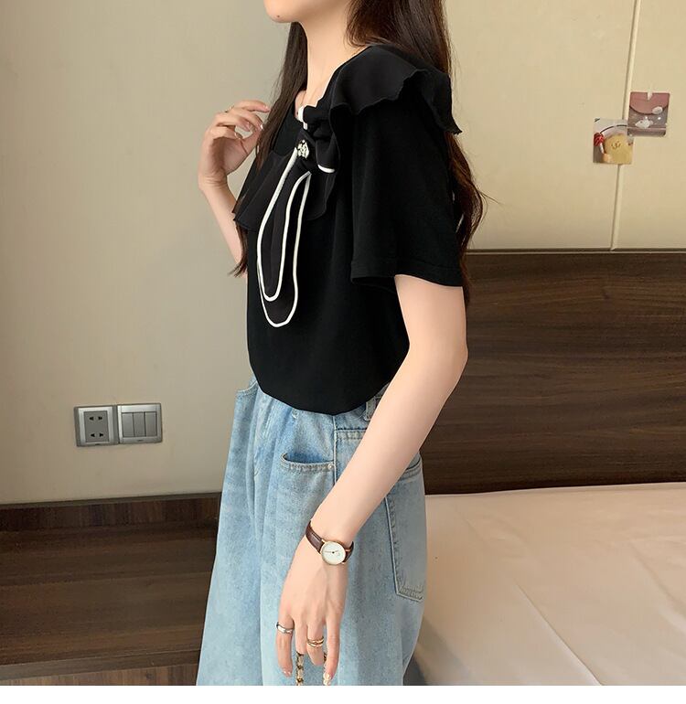 【tops】オフショルダー半袖TシャツG21044