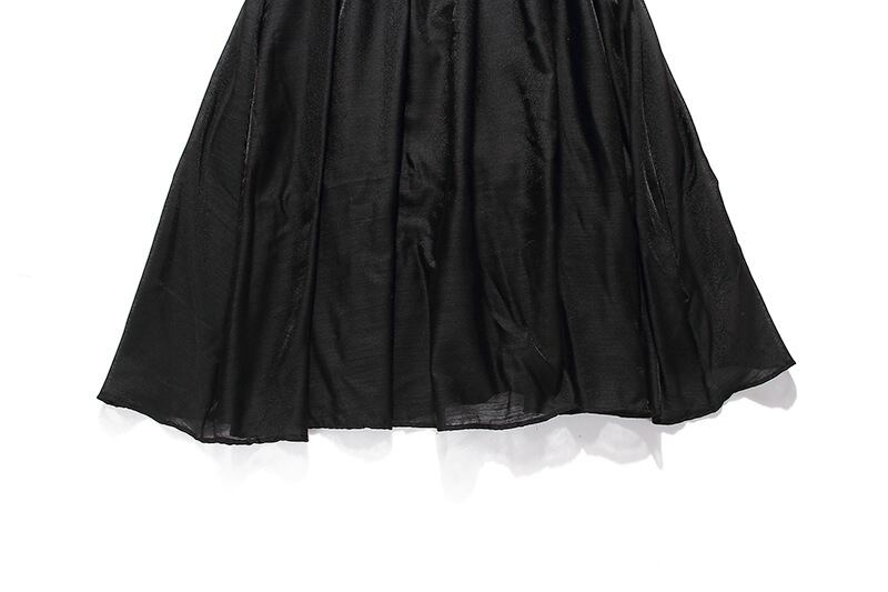 【dress】ウェスト絞りAラインワンピースF7038