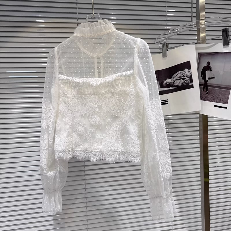 【tops】チュールドッキングレーストップス Q8162