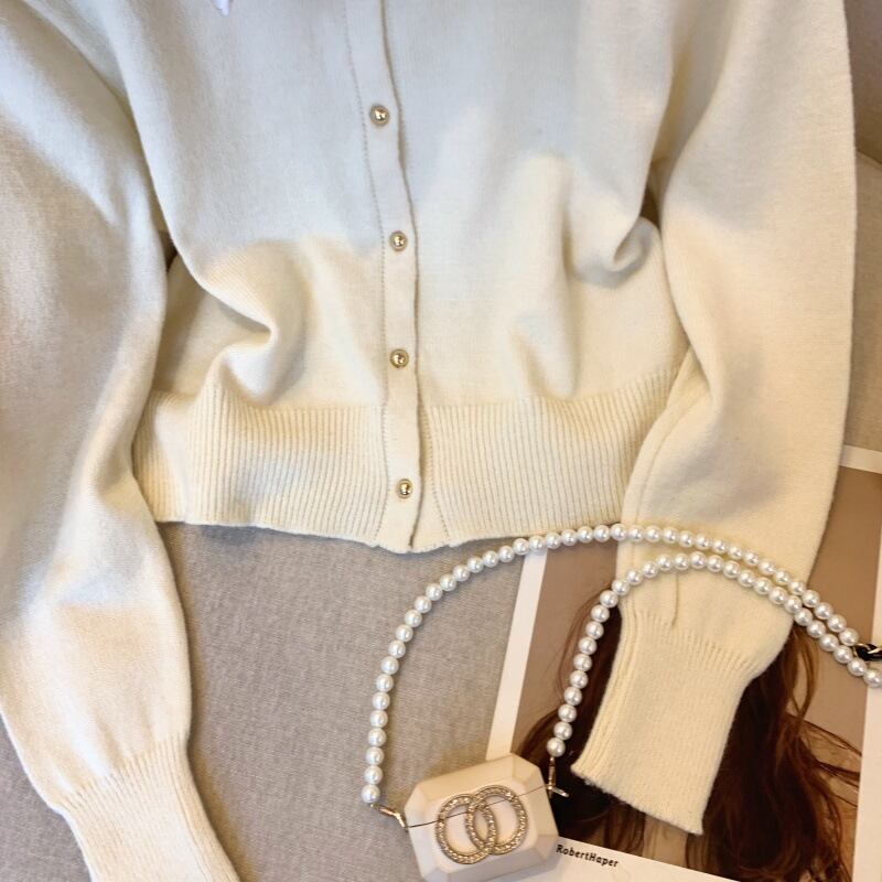 【outer】ドッキングニットカーデ M29225