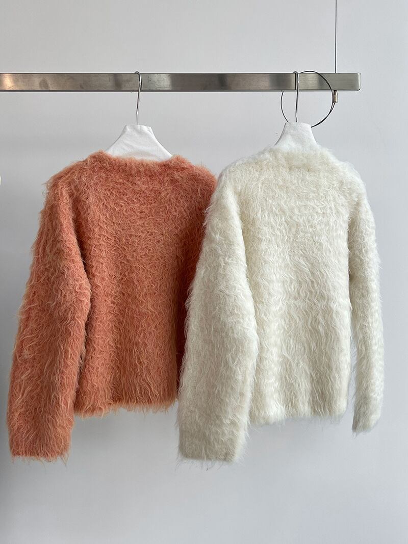 【tops】Vネックウールトップス Q7761