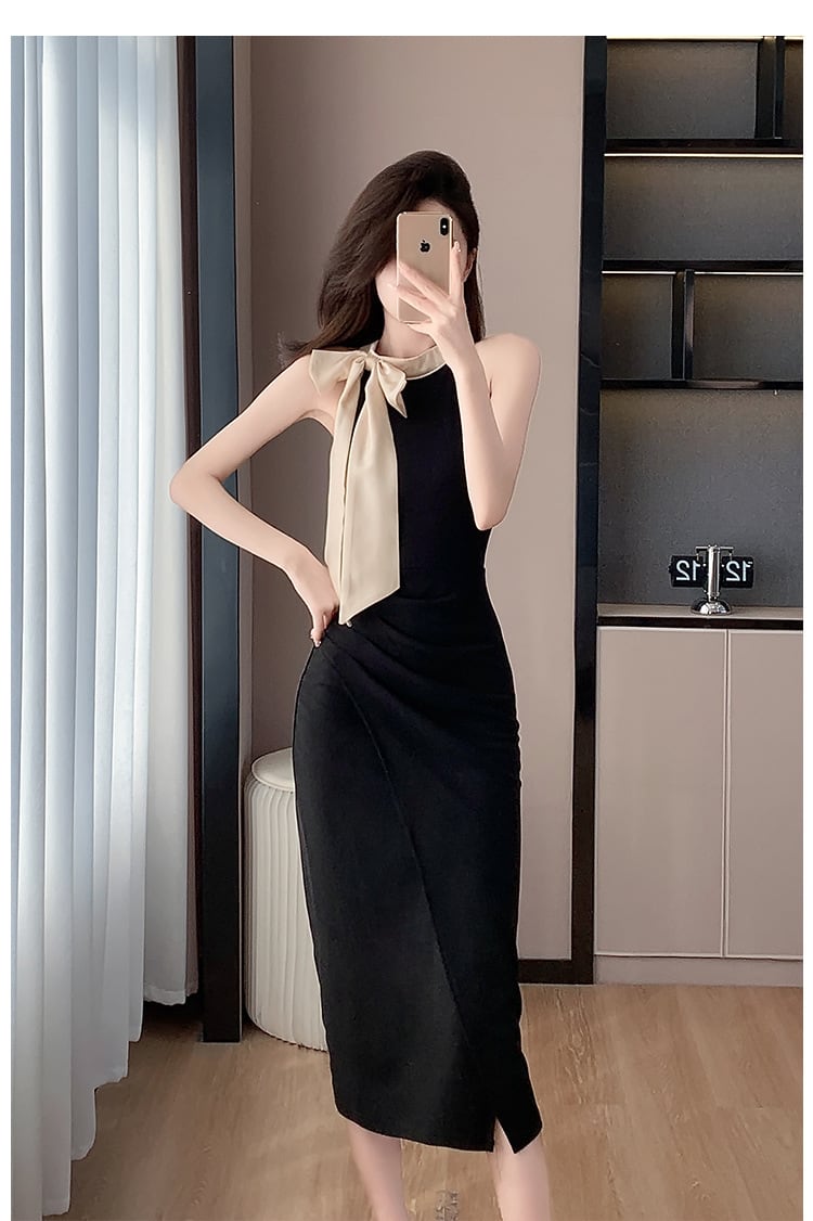 【dress】リボン付きワンピース M24574