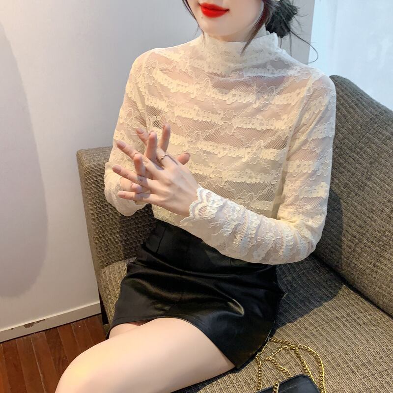【tops】レースシャツトップス M18857