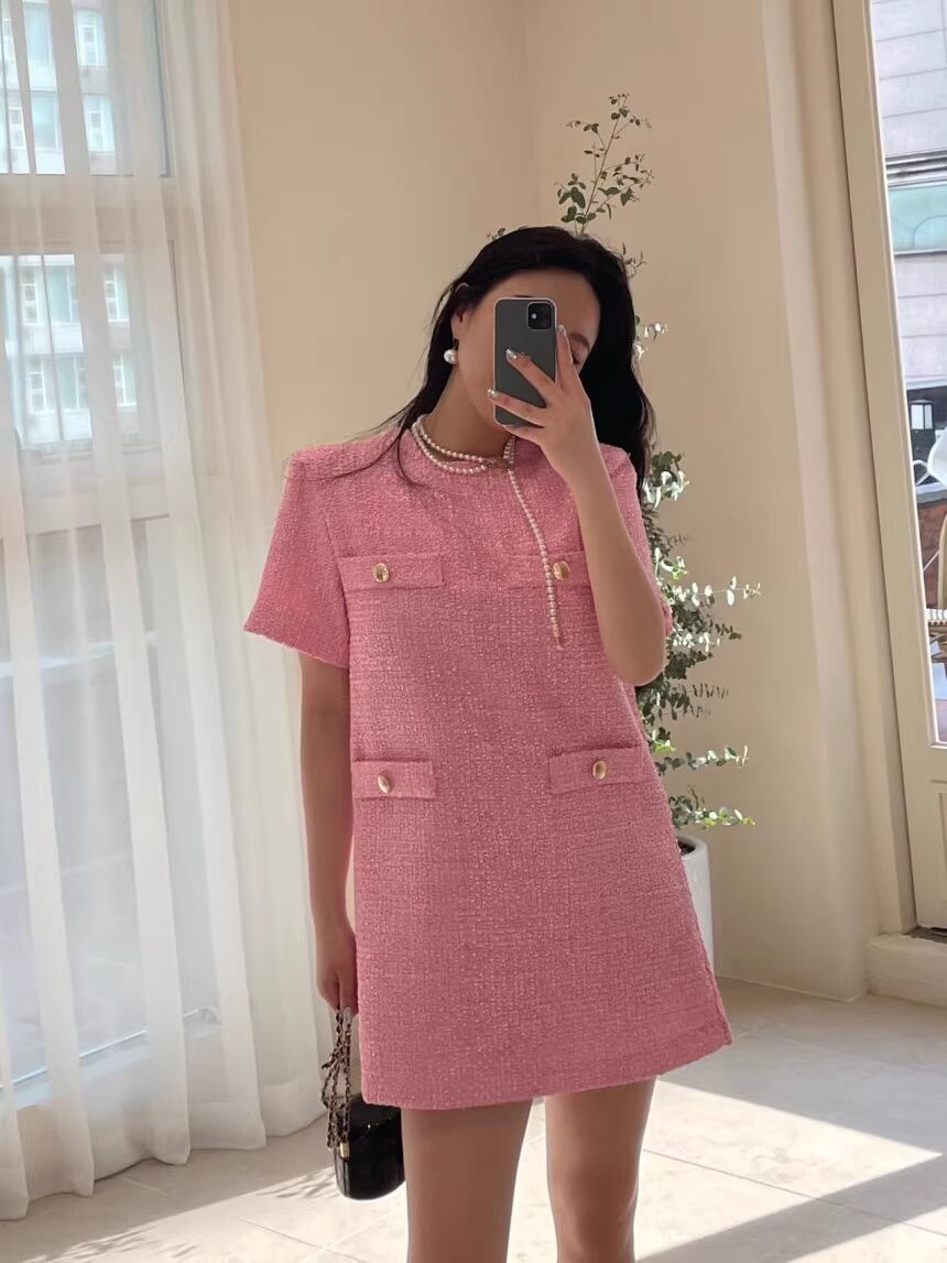 【dress】半袖ゆったりワンピースF7471