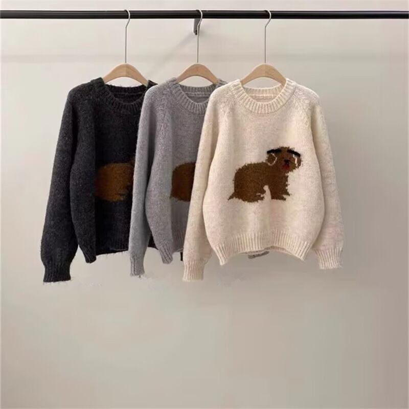 【tops】クルーネックニットセーター M28911