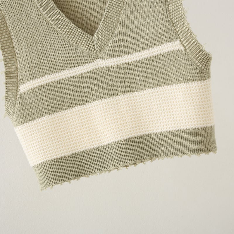【tops】ニットベスト M25581