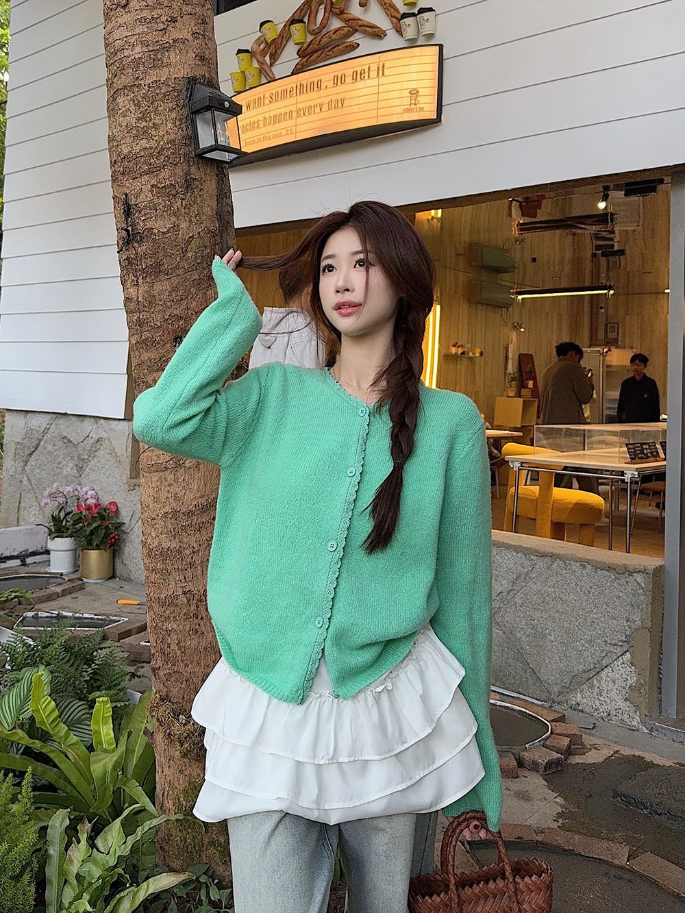 【outer】ニットカーデ M29564